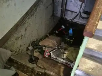 В доме на Советской в Архангельске обрушилась подъездная плита
